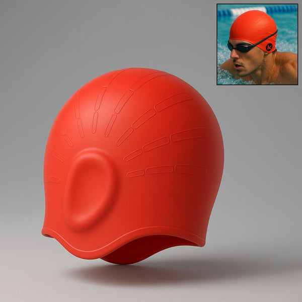 Knx Professional Silicone Swimming Cap (1 Pc)