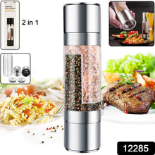 Premium 2-in-1 Adjustable Salt and Pepper Mill