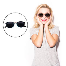 Sky Blue UV Protected Round Sunglasses, classic Sunglasses for Men & Women, Lightweight