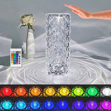 Crystal Touch Night Light for Bedroom Decor (16 Colors, Remote, USB)