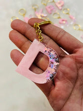 Customized Resin Keychain Alphabet Letter