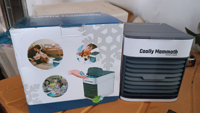 Mini Portable Air Cooler with LED Light & Water Fill