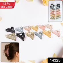 Multicolor Triangle Claw Clip