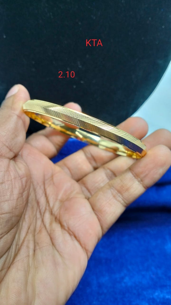 Premium quality One gram gold plated Gents Kada