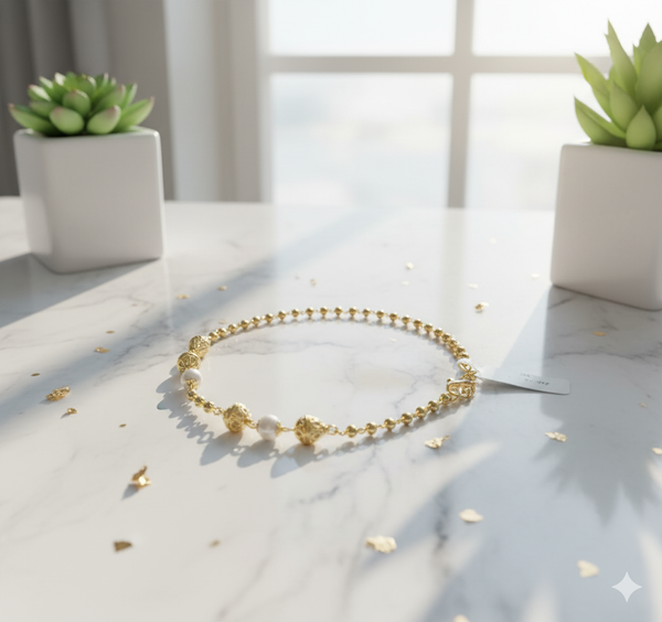 Premium quality One gram gold ladies bracelet