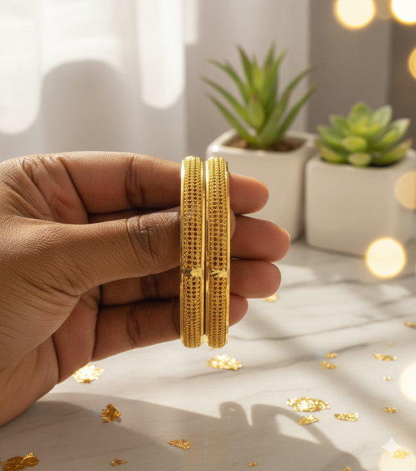 Premium quality one gram gold Bangles