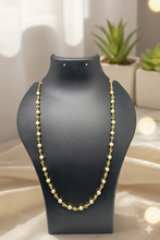 Premium quality One gram gold 24″ Pearl chain with laxmi pendent
