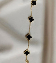 Black Flower Bracelet