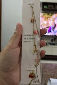 Bracelet anti tarnish RA2 small flower and fruit design