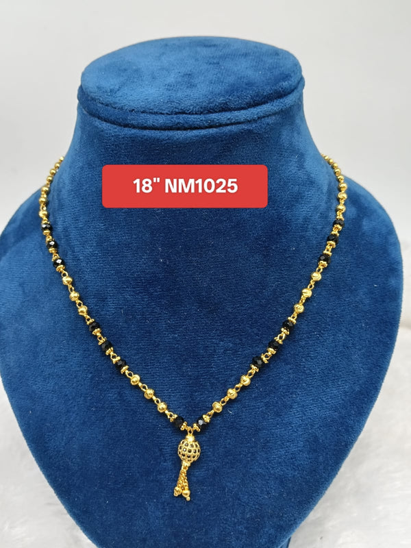 Premium quality One gram gold 18 inch chain karimani chain