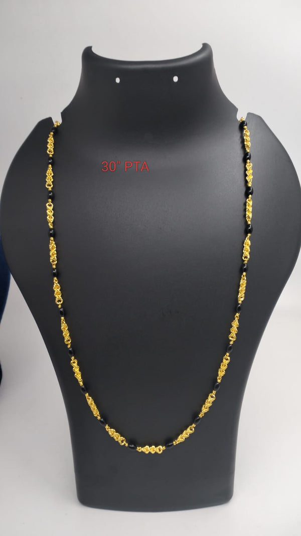 Premium quality One gram gold Musti Karimani chain with Thali